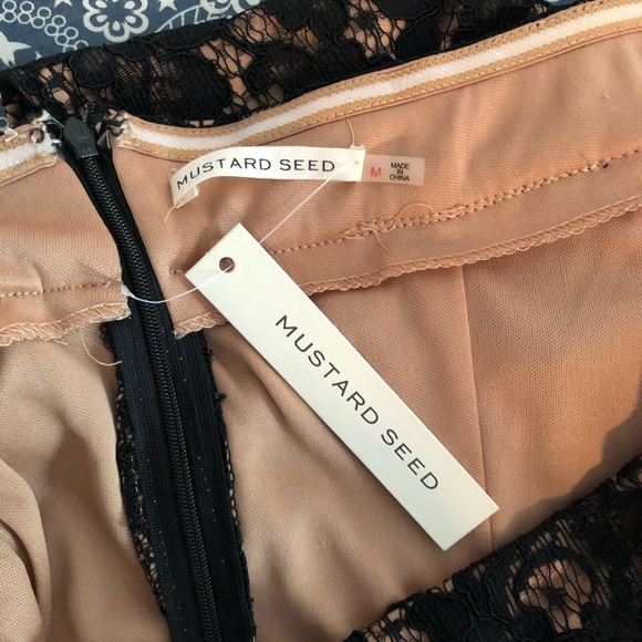 Ruffle off shoulder lace midi dress - Picture 6 of 6